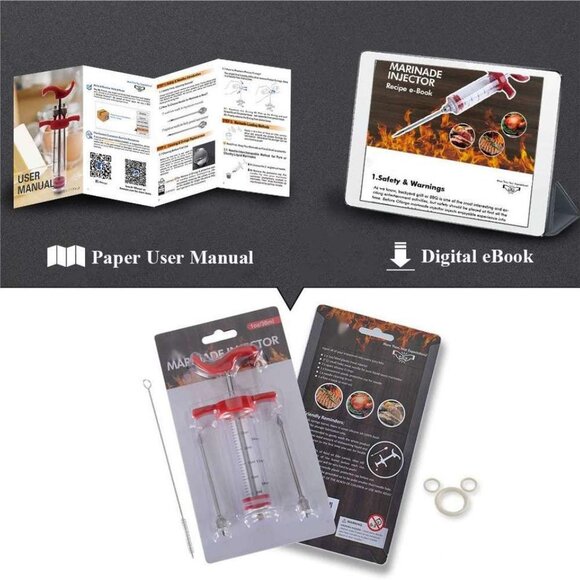 Turkey Meat Injector, Plastic Marinade super sleek - Picture 5 of 6